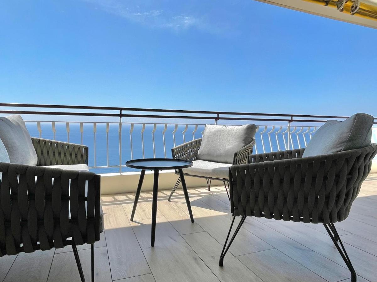 Mybluevista Luxury Panoramic Sea View Apartments Cap D Ail Near Monaco Cap-d'Ail Dış mekan fotoğraf